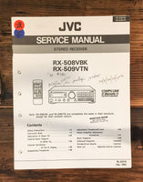 JVC RX-508 RX-509 VBK VTN Receiver Service Manual *Original*