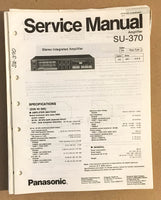 Technics / Panasonic SU-370 Amplifier  Owners Manual *Original*