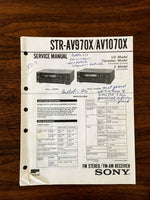 Sony STR-AV970X STR-AV1070X Receiver Service Manual *Original* #2