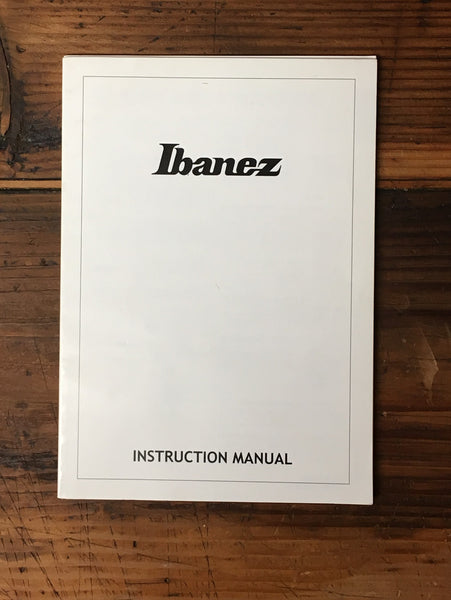 Ibanez Guitar 2009  Owners / User Manual *Original*