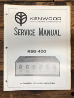 Kenwood KSQ-400 Turntable Stereo  Service Manual *Original*