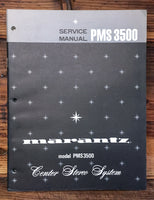 Marantz PMS-3500 Stereo System  Service Manual *Original*