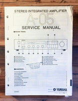 Yamaha A-05 Amplifier Service Manual *Original*