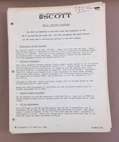 Scott 382C 382-C Receiver  Service Manual *Original*