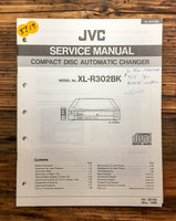 JVC XL-R302 CD Player  Additional Service Manual *Original*