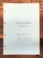 Pioneer QA-800A Amplifier  Service Manual *Original*