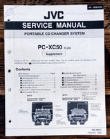 JVC PC-XV50 Stereo Supp. Service Manual *Original*