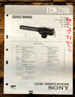 Sony ECM-Z200 Microphone  Service Manual *Original*