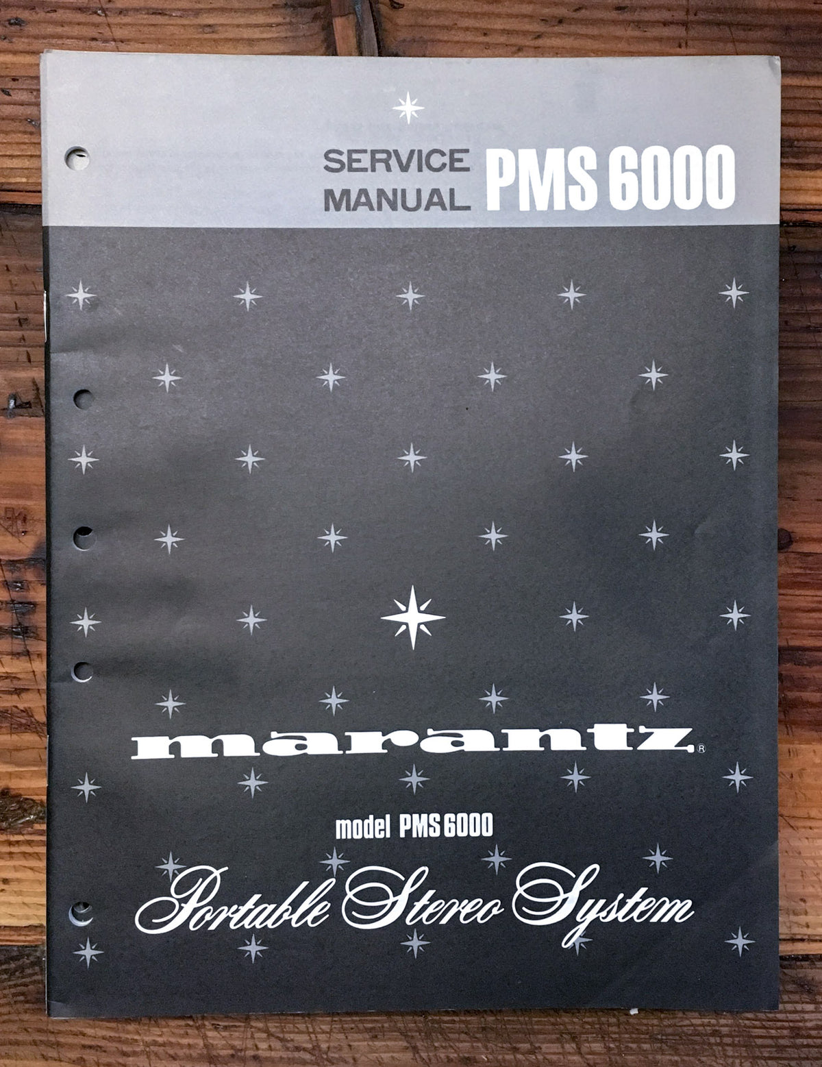 Marantz PMS-6000 Stereo System  Service Manual *Original*