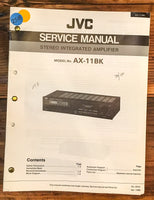 JVC AX-11 BK AX-11BK Amplifier  Service Manual *Original*