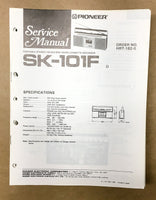 Pioneer SK-101F SK-101 F Radio Cassette Service Manual *Original*