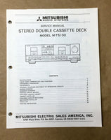 Mitsubishi M-T5100 Cassette Service Manual *Original*