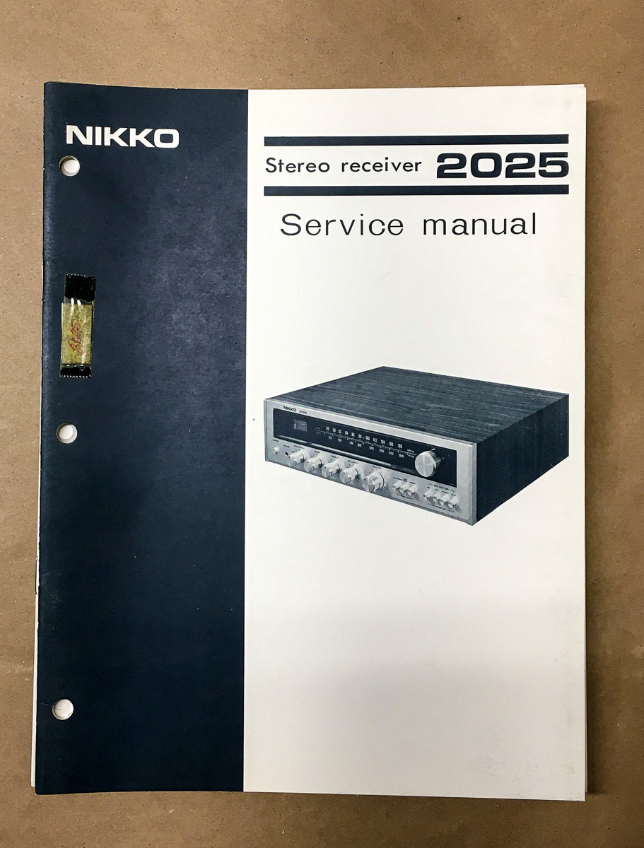 Nikko NR-2025 Receiver Service Manual *Original*