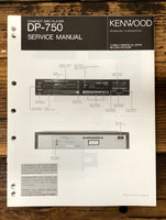 Kenwood DP-750 CD Player  Service Manual *Original*