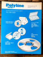 Polyline Corp. Tape Reels   3 pg Dealer Brochure *Orig*