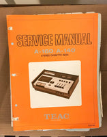 Teac A-160 A-140 Tape Deck Service Manual *Original*