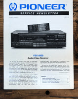 Pioneer Service News VSX-5000 June 1987   Service Manual *Original*