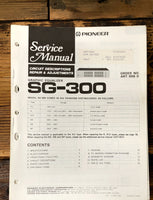 Pioneer SG-300 Equalizer  Service Manual *Original*