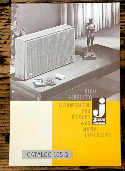 Jensen Loudspeakers TF-2 TF-3 3-P TR-10 Galaxy 23pg  Dealer Brochure *Original*