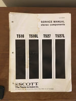 Scott T516 T516L T527 T527L STEREO  Service Manual *Original*