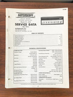 Superscope R-250 Receiver Service Manual *Original*