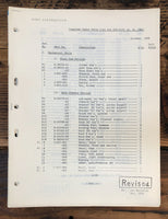 Sony STR-6120 Receiver  Parts List Manual *Original*