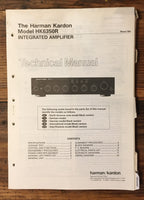 Harman Kardon HK 6350R HK-6350R Amplifier Service Manual *Original*