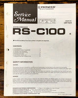 Pioneer RS-C100 Commander Service Manual *Original*