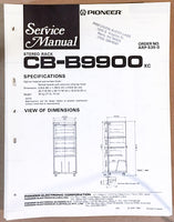 Pioneer CB-B9900 Audio Rack Service Manual *Original*