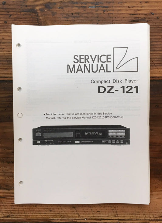 Luxman D-121 CD Player  Service Manual *Original*