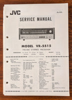 JVC VR-5515 Receiver Service Manual *Original*