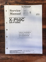 Pioneer X-P50C XR-P1500C  Service Manual *Original*