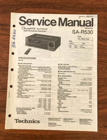 Technics / Panasonic SA-R530 Stereo System Service Manual *Original*