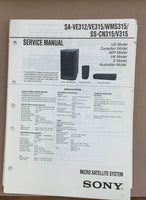Sony  SA-VE312 VE315 WMS315   Service Manual *Original*