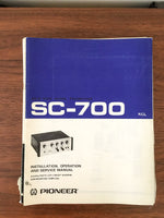 Pioneer SC-700 Amplifier Service Manual *Original*