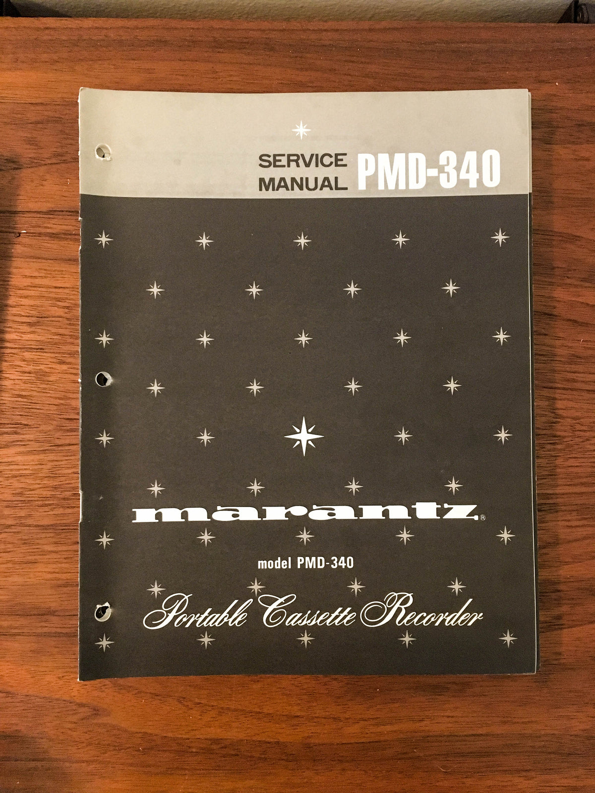 Marantz PMD-340 Cassette Recorder  Service Manual *Original*