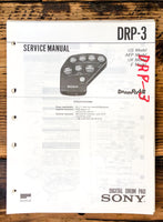 Sony DRP-3 Drum Pad  Service Manual *Original*