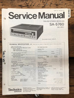 Technics SA-5760 Receiver  Service Manual *Original*