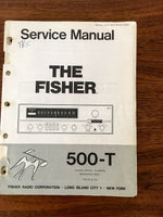 Fisher Model 500-T Receiver Service Manual *Original*