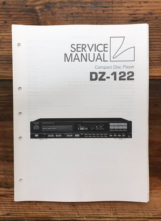Luxman D-122 CD Player  Service Manual *Original*