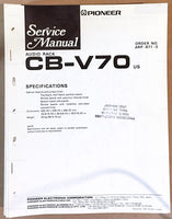 Pioneer CB-V70 Audio Rack Service Manual *Original*