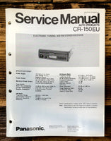 Panasonic CR-150EU Car Stereo  Service Manual *Original*