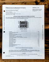 Magnavox / Sylvania AS9406 TS4960 Tuner  Service Manual *Original*