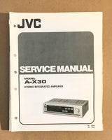 JVC A-X30 Amplifier  Service Manual *Original*