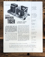 SWTPC Universal Tiger  Amplifier  Service Manual *Original*