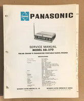 Panasonic SG-570 Radio / Record Player   Service Manual *Original*