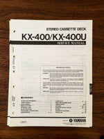 Yamaha KX-400 KX-400U Cassette Tape Player Service Manual *Original*