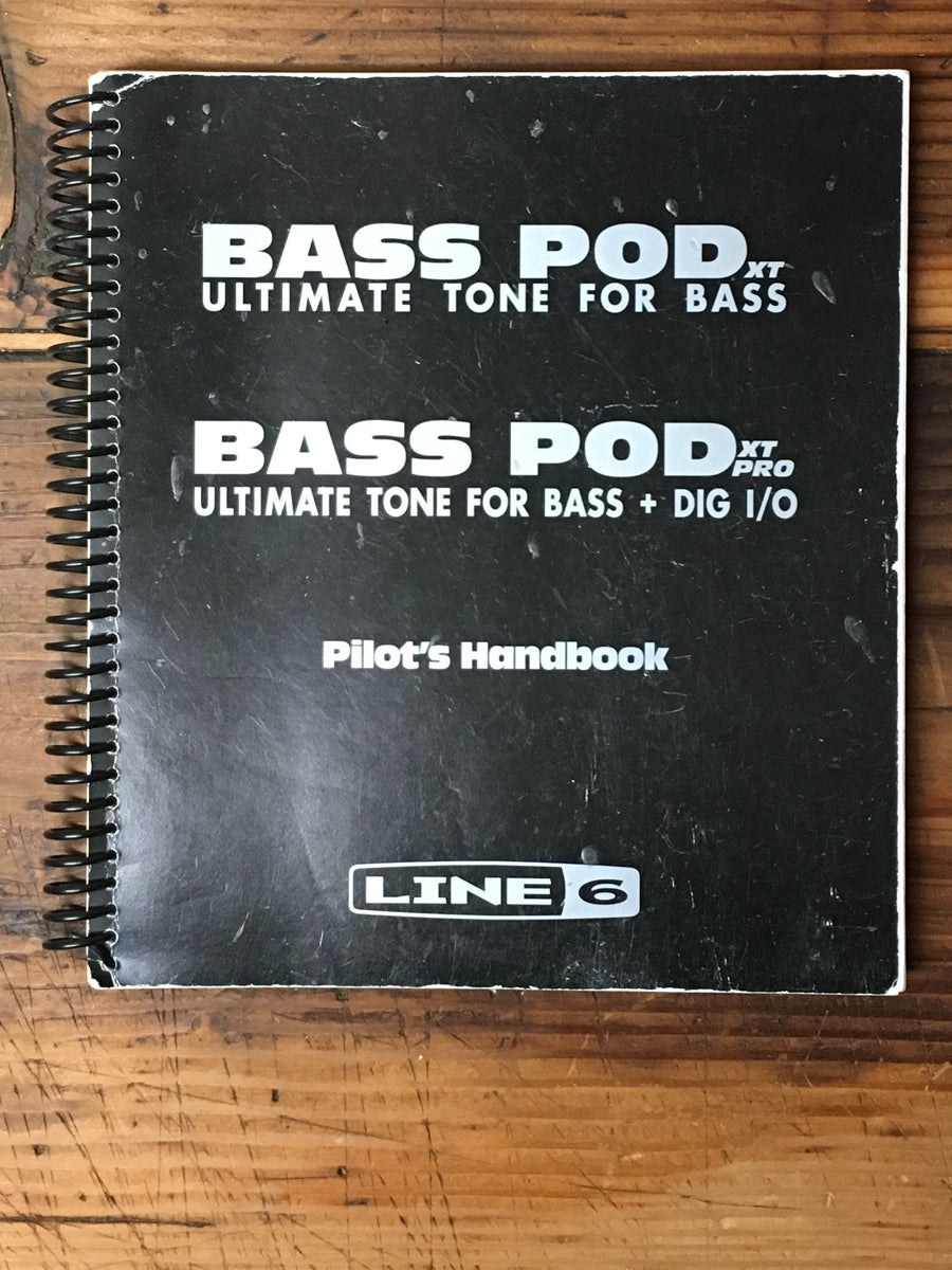 Line 6 Bass Pod XT XT PRO Speaker Owners / User Manual *Original*