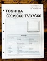 Toshiba CX35C60 TV37C60 TV / Television Service Manual *Original*