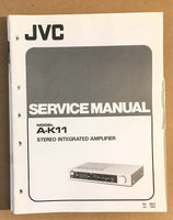 JVC A-K11 Amplifier  Service Manual *Original*